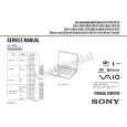 SONY VGNA115B Service Manual cover photo
