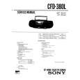 SONY CFD380L Service Manual cover photo