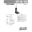 SONY SPP110 Owner's Manual cover photo