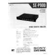 SONY SE-P900 Service Manual cover photo