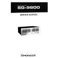 PIONEER SG-9800 Service Manual cover photo