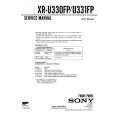 SONY XRU330FP Service Manual cover photo