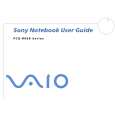 SONY PCG-R600HEPD VAIO Owner's Manual cover photo