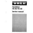 UHER VG20 Service Manual cover photo