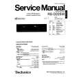 TECHNICS RS-D225W Service Manual cover photo