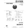 SONY XSV1630 Service Manual cover photo