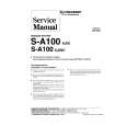PIONEER SA100 XJI/E Service Manual cover photo