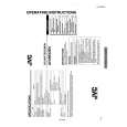 JVC AV29SX2EN Owner's Manual cover photo