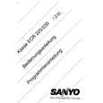 SANYO ECR225 Owner's Manual cover photo