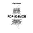 PIONEER PDP-502MXE/YVLDK Owner's Manual cover photo