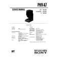 SONY PHVA7 Service Manual cover photo