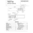 KENWOOD TKR751 Service Manual cover photo