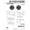 SONY XSV1631 Service Manual cover photo