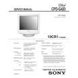 SONY 19CR1 CHASSIS Service Manual cover photo