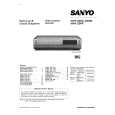 SANYO VHR22 Service Manual cover photo