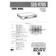 SONY SEQV705 Service Manual cover photo