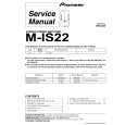 PIONEER M-IS22 Service Manual cover photo