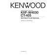 KENWOOD CT405 Owner's Manual cover photo