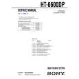 SONY HT6600DP Service Manual cover photo