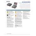 SONY GVD600 Owner's Manual cover photo