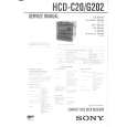 SONY MHCC20 Service Manual cover photo