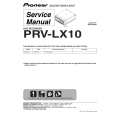 PIONEER PRV-LX10/WK/RB Service Manual cover photo