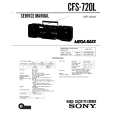 SONY CFS720L Service Manual cover photo