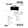SONY CFD-616L Service Manual cover photo