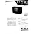 SONY KV2204DF Service Manual cover photo