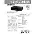 SONY TC-K850ES Service Manual cover photo