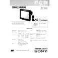 SONY KVX21TM Service Manual cover photo