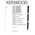 KENWOOD KFC-W1705 Owner's Manual cover photo