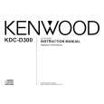 KENWOOD KDC-D300 Owner's Manual cover photo