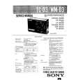 SONY TC-D3 Service Manual cover photo