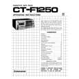 PIONEER CT-F1250 Owner's Manual cover photo