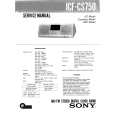 SONY ICFCS Service Manual cover photo