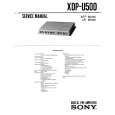 SONY CDP-U50D Service Manual cover photo