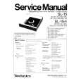 TECHNICS SL-15 Service Manual cover photo
