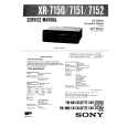 SONY XR7150 Service Manual cover photo