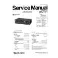 TECHNICS RST11 Service Manual cover photo