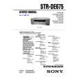 SONY STRDE675 Service Manual cover photo