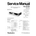 TECHNICS RSB78R Service Manual cover photo