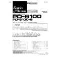 PIONEER PD-6100 Service Manual cover photo