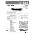 SONY TCFX705 Service Manual cover photo