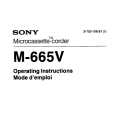 SONY M-665 Owner's Manual cover photo