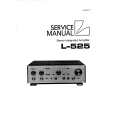 LUXMAN L-525 Service Manual cover photo