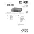 SONY SEQH4800 Service Manual cover photo