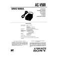 SONY AC-V500 Service Manual cover photo
