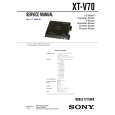 SONY XTV70 Service Manual cover photo