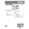 SONY FH204 Service Manual cover photo